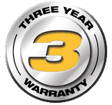 three year warranty